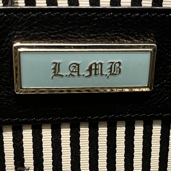 Rare L.A.M.B. By Gwen Stefani Kingston Bowler Bag in Excellent Used Cond… - Picture 10 of 16